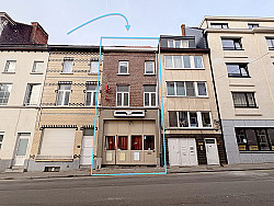 Gent - Deels gerenoveerd handelspand  te koop met woonpotentieel in bruisende studentenbuurt